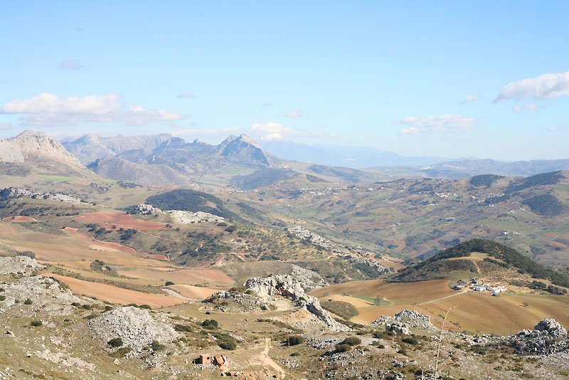 The view from above El Torcal