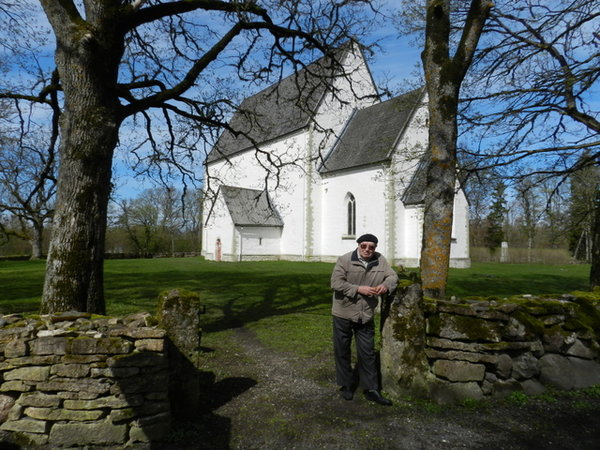 Hans-Erik at Liiva Church 