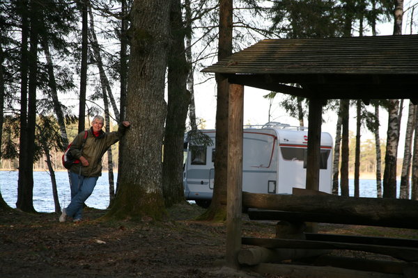 Camping at Lake Plateliai