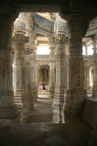 Inticately carved pillars
