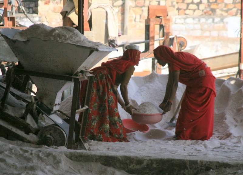 Salt works, Sambhar - mass production