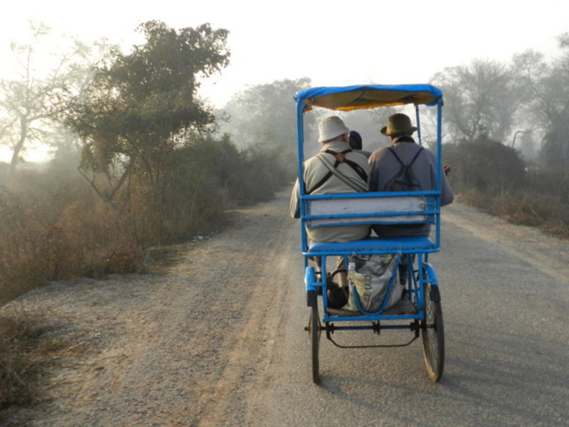 A short rickshaw ride