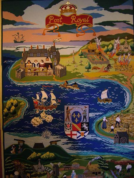 Tapestry at Fort Anne