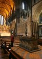 The tomb of King John - Worcester Cathedral