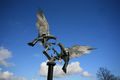 Buzzard sculpture by Walenty Pytel at Great Malvern