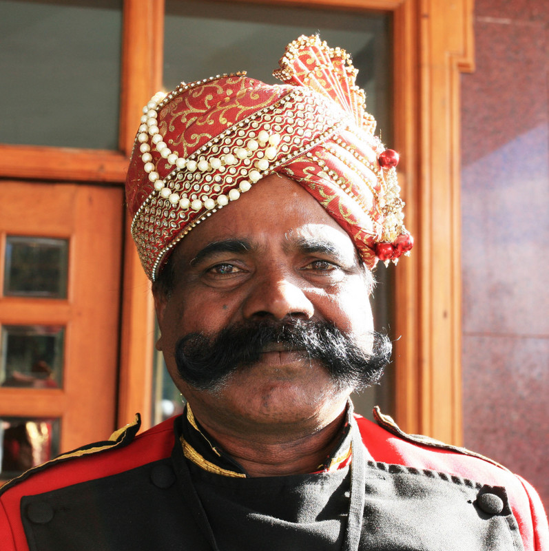 Our doorman at Gem Park Ooty