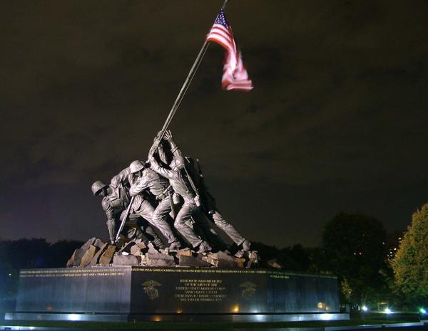 Iwa Jima Memorial at Arlington Cemetery 