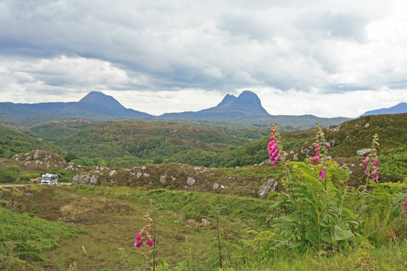 Skye - The Cuillins in the distance