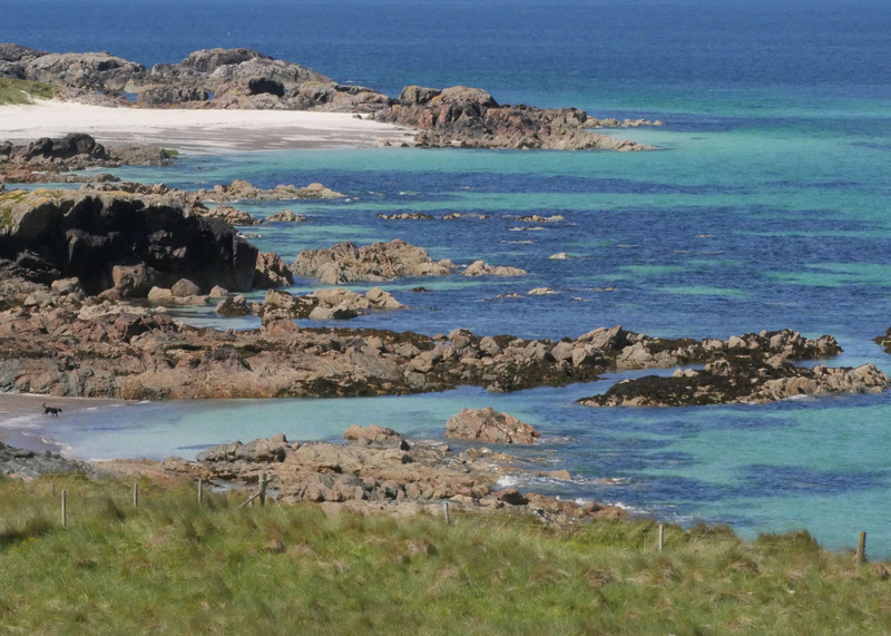 Turquoise water off Iona