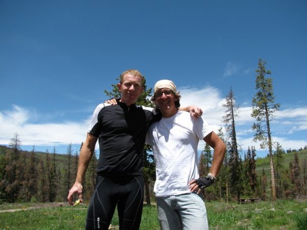 Mike and I after the Huuser Pass Colorado
