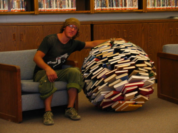 A library ball of books