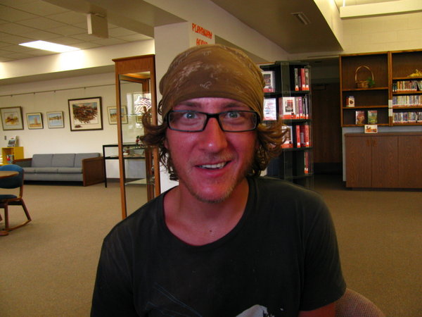 Me at library, Delta UT