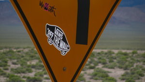 Random Vans Sticker in the middle of nowhere