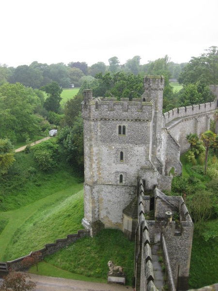 Arundel castle - old guard tower