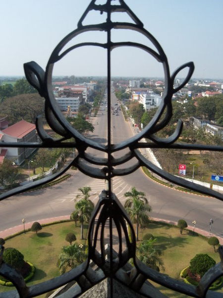View from the war monument