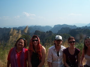 View point on the way to Lak Sao