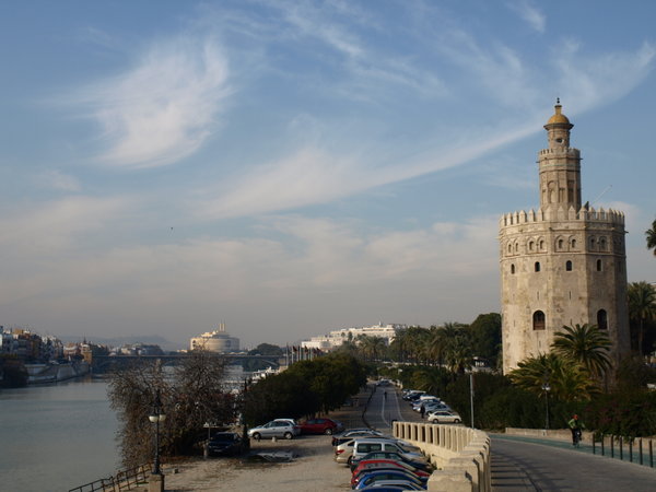 Moorish Tower next to the river