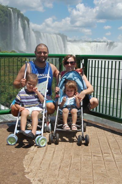 The Leites at Iguazu Falls