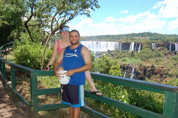 Uel & Amy at Iguazu