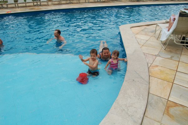 Pool time with the kids!