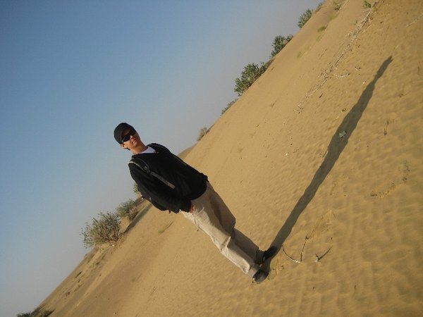 Arnee in the dunes