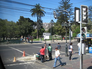Plaza in Valparaiso