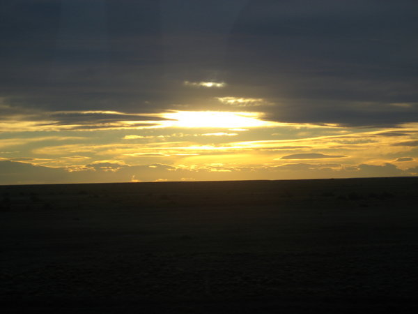 Sunset on the Pampa