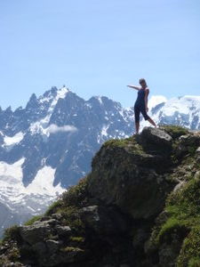 Hike across from Mont Blanc