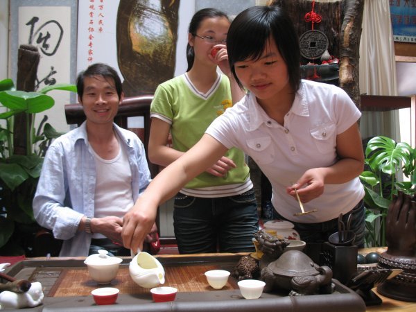 Yang Hua's tea set