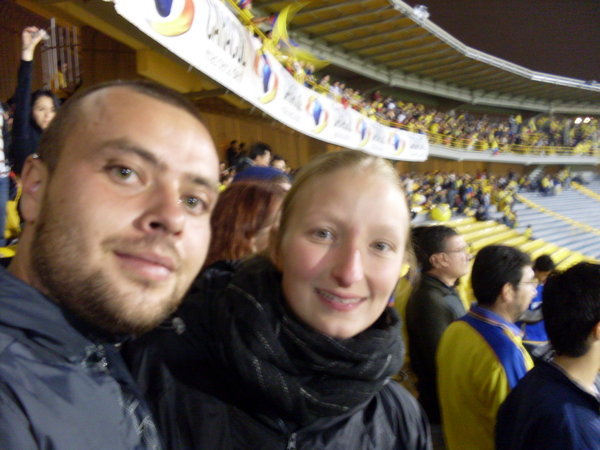 Us at the match