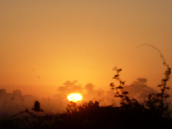 Sunrise over the Pamapas