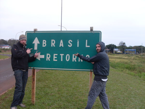 Entering Brasil