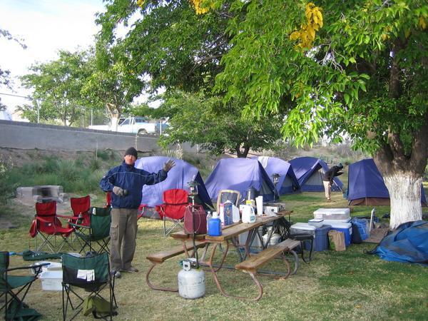 Camping at Las Cruces