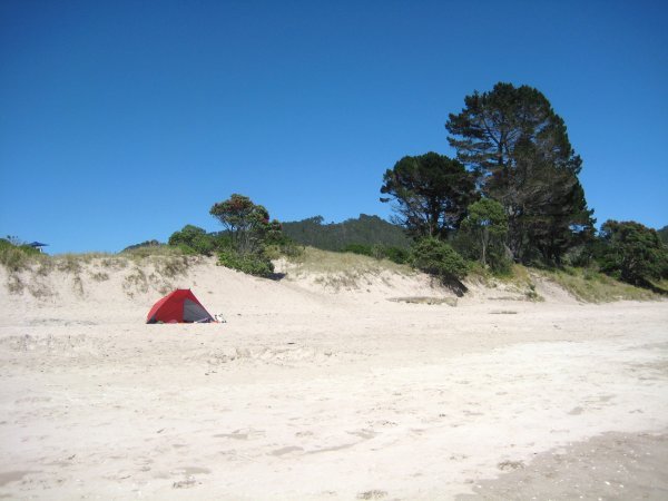 Our beach shelter