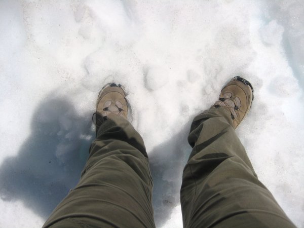 Snow and feet