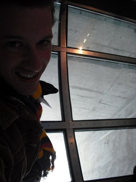 Me on glass floor