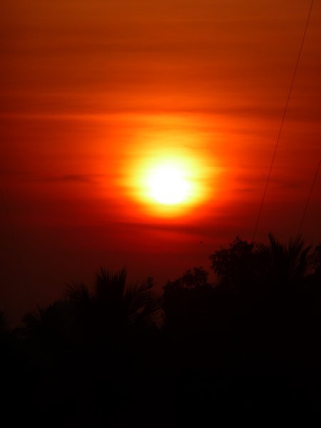 Sunrise from Seng Hout Hotel