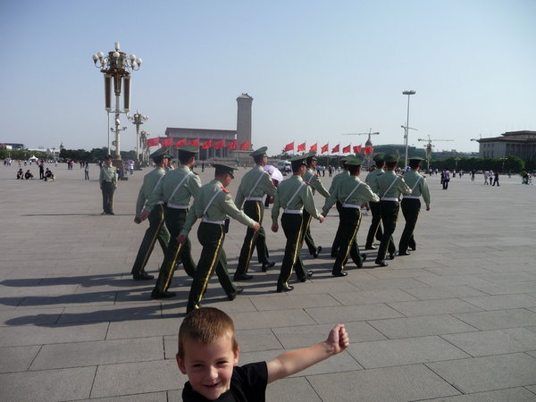 Finn In Tiananmen Square
