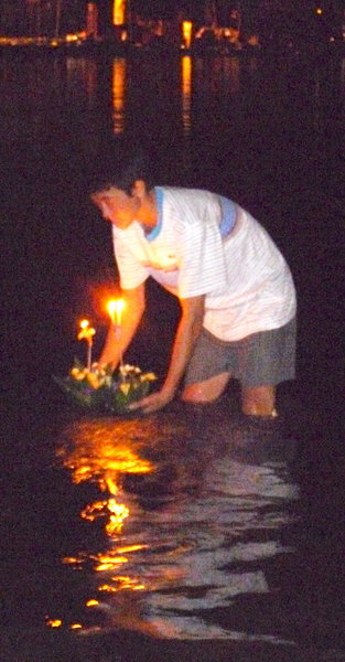 Candles on the River Nam Song