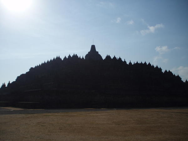 Borobudur from a distance