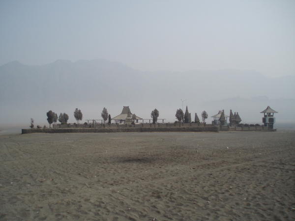 A Hindu Shrine at the base of Bromo
