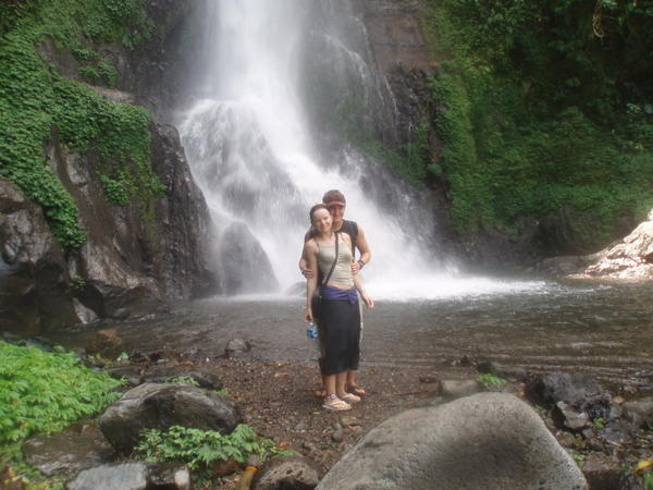 Us @ the highest waterfall in Bali