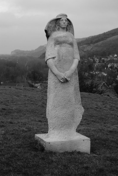 A statue in Devin