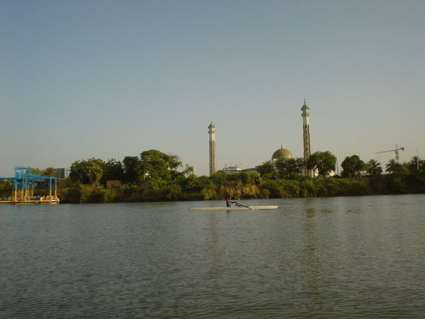 Mosque along the Nile