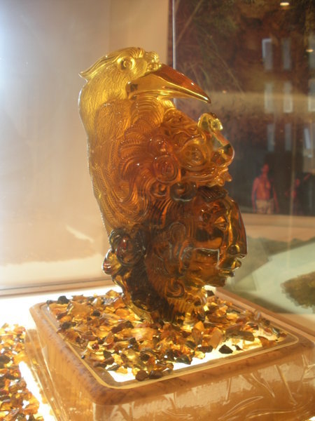 Amber sculpture