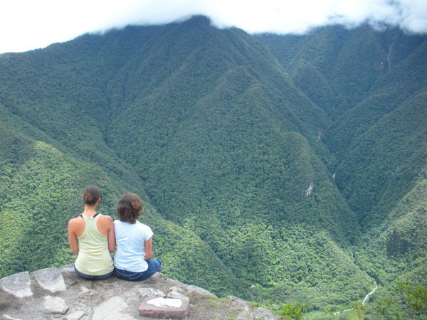 Us on top of Wayna Picchu