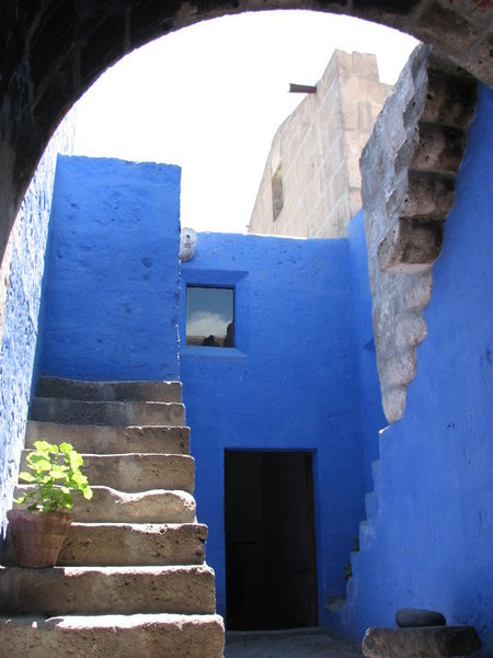Blue area in Monasterio