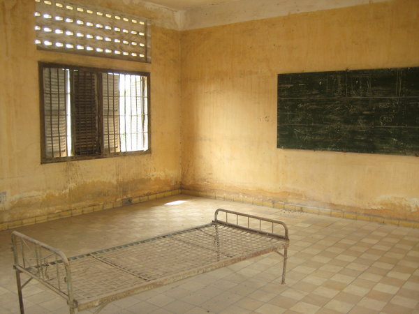 "Interrogation" room at Tuol Sleng