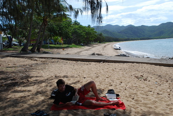 Relaxing on magnetic Island
