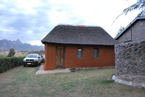 Basotho traditional hut - outside